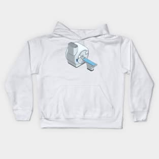 MRI isometric illustration Kids Hoodie